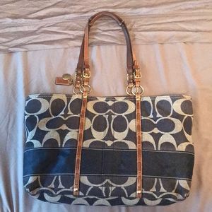 authentic vintage jean coach tote